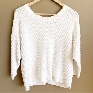 KNIT COTTON SWEATER